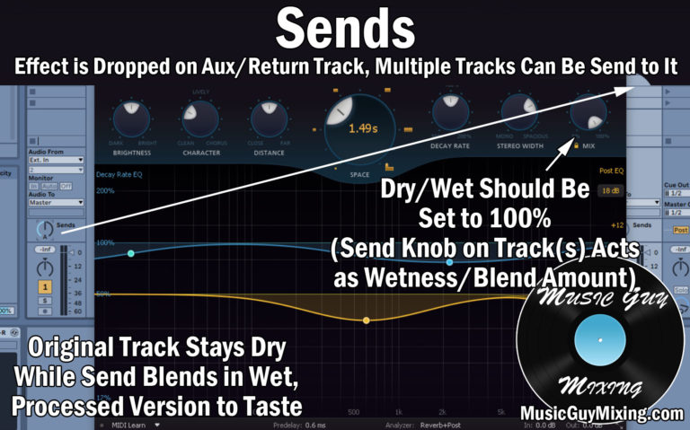 Send Vs Insert Inserts Vs Sends - When To Use Each - Music Guy Mixing
