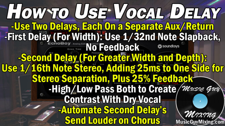 How to Mix Vocals - A Complete Guide - Music Guy Mixing