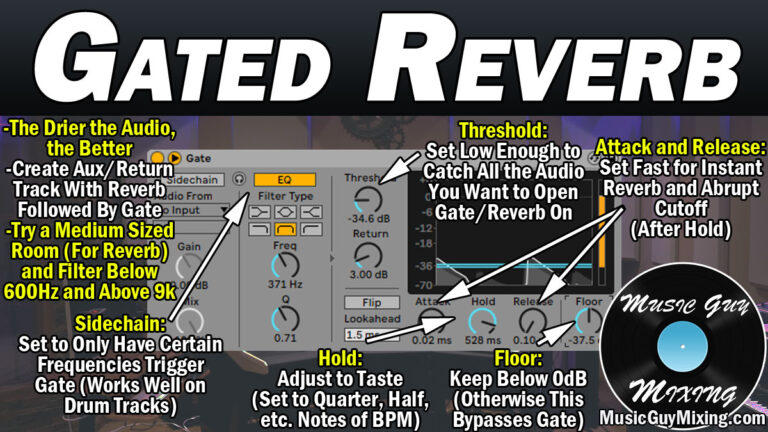 Gated Reverb Tutorial - Make Anything Sound HUGE - Music Guy Mixing