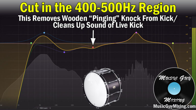Live Kick Drum EQ - The Best Settings to Use - Music Guy Mixing