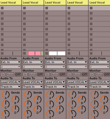 ableton live send dials