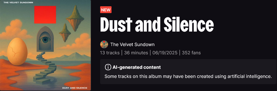 deezer ai notification