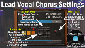 lead vocal chorus