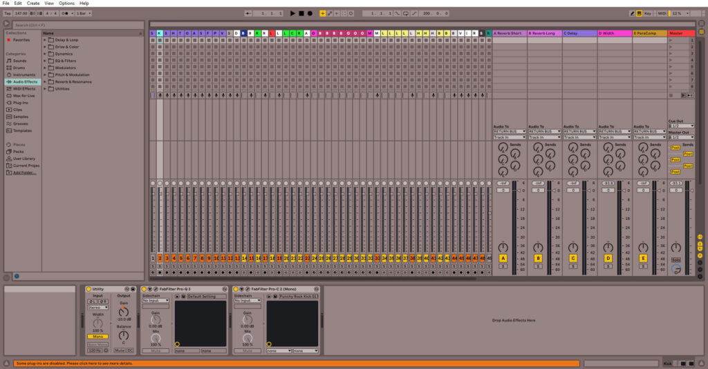 ableton live session view