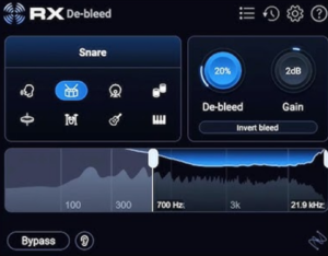 izotope de-bleed