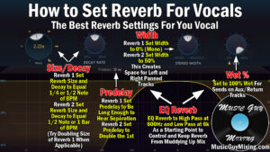 how to set reverb for vocals
