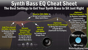 synth bass eq
